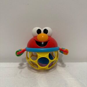Bright Starts Sesame Street Elmo‎ Oball Rattle Toy Baby Infant Toddler Fun
